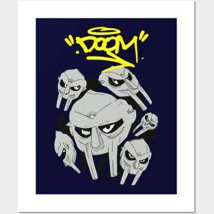 mf doom mask Posters and Art